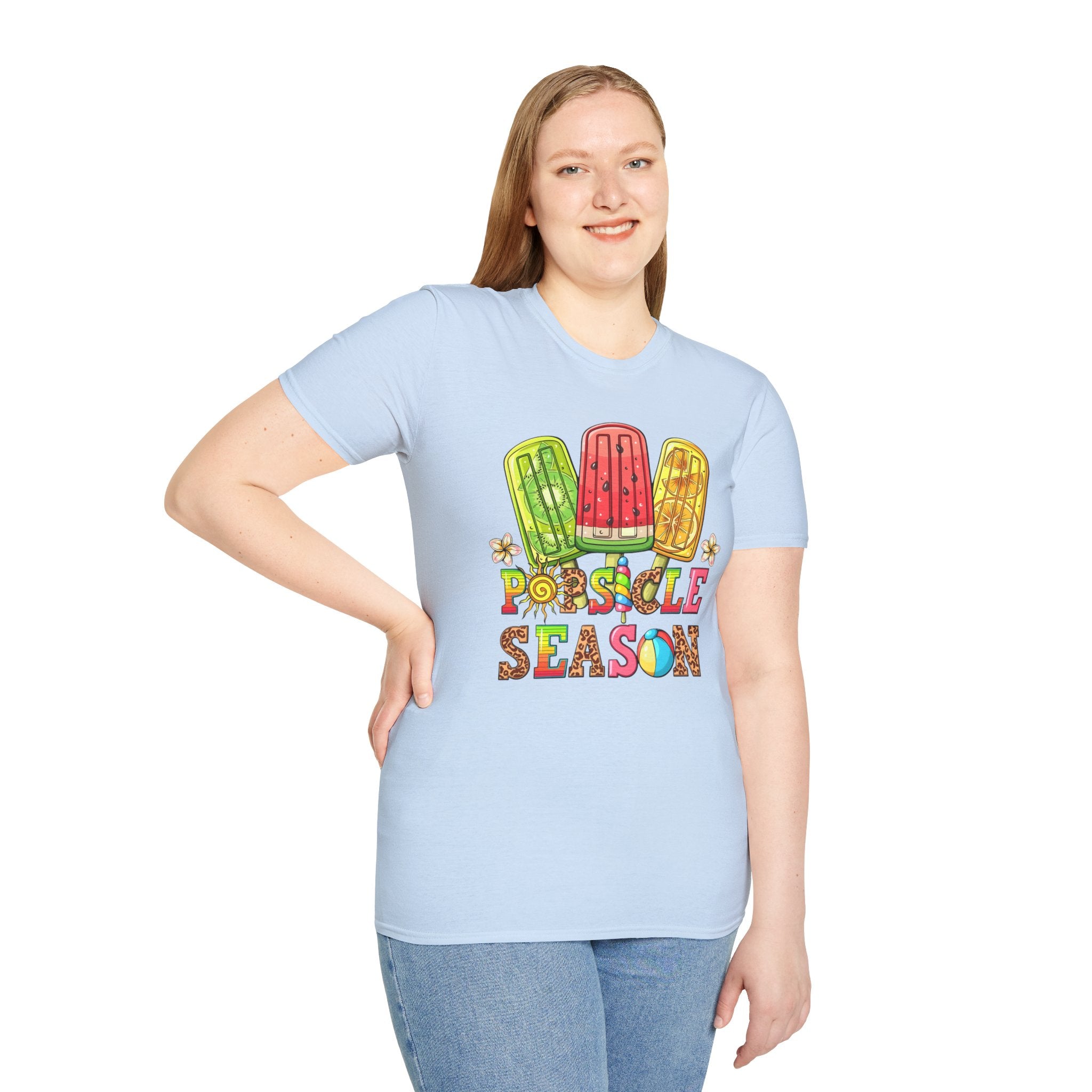 Popsicle Season T‑Shirt — Colorful Summer Popsicle Graphic Tee