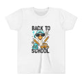 Back to School Duck Youth Tee — Cute Kids School Shirt with Backpack, Bus & Pencil Design