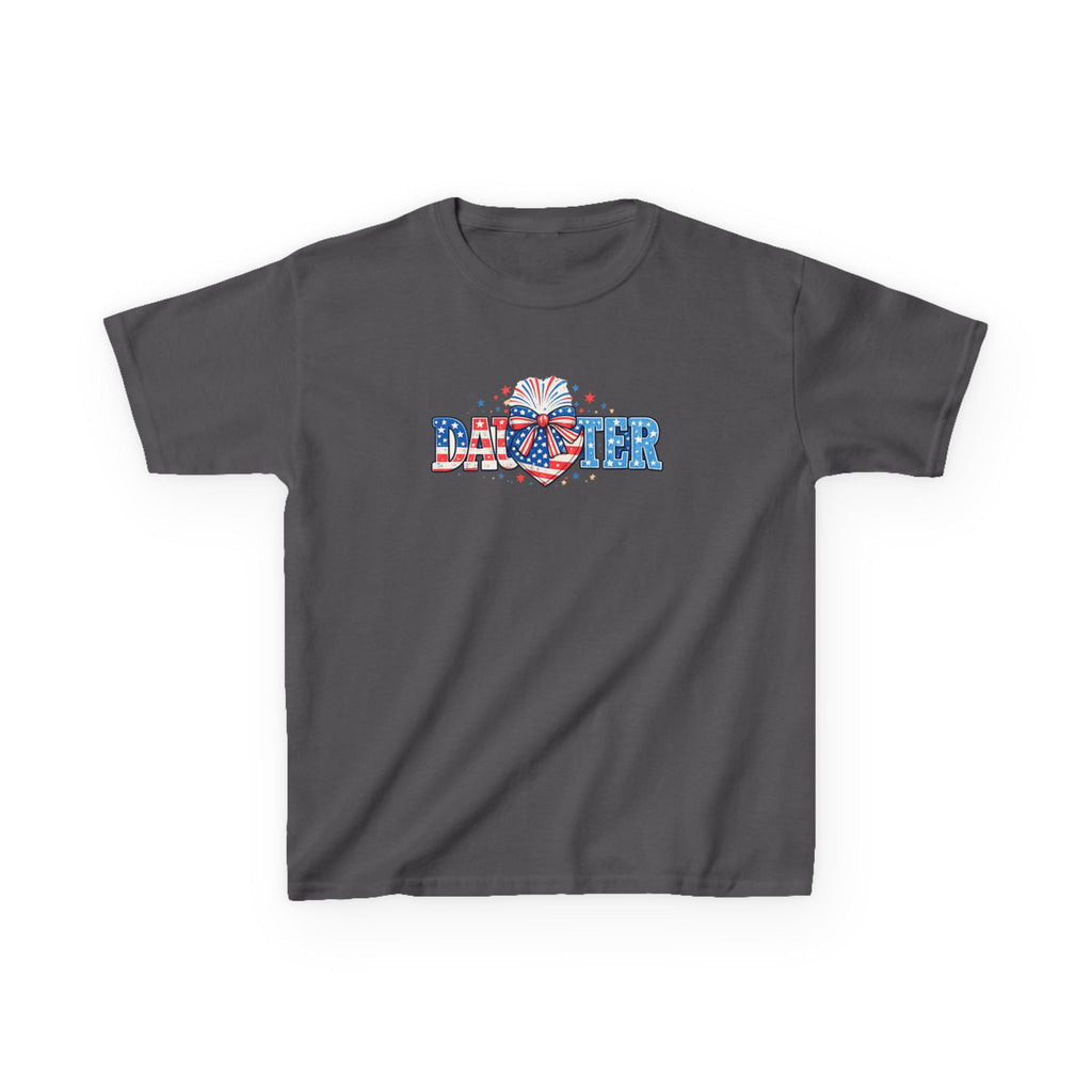 Kids "Daughter" Patriotic Fireworks T-Shirt — 4th of July Girls Tee