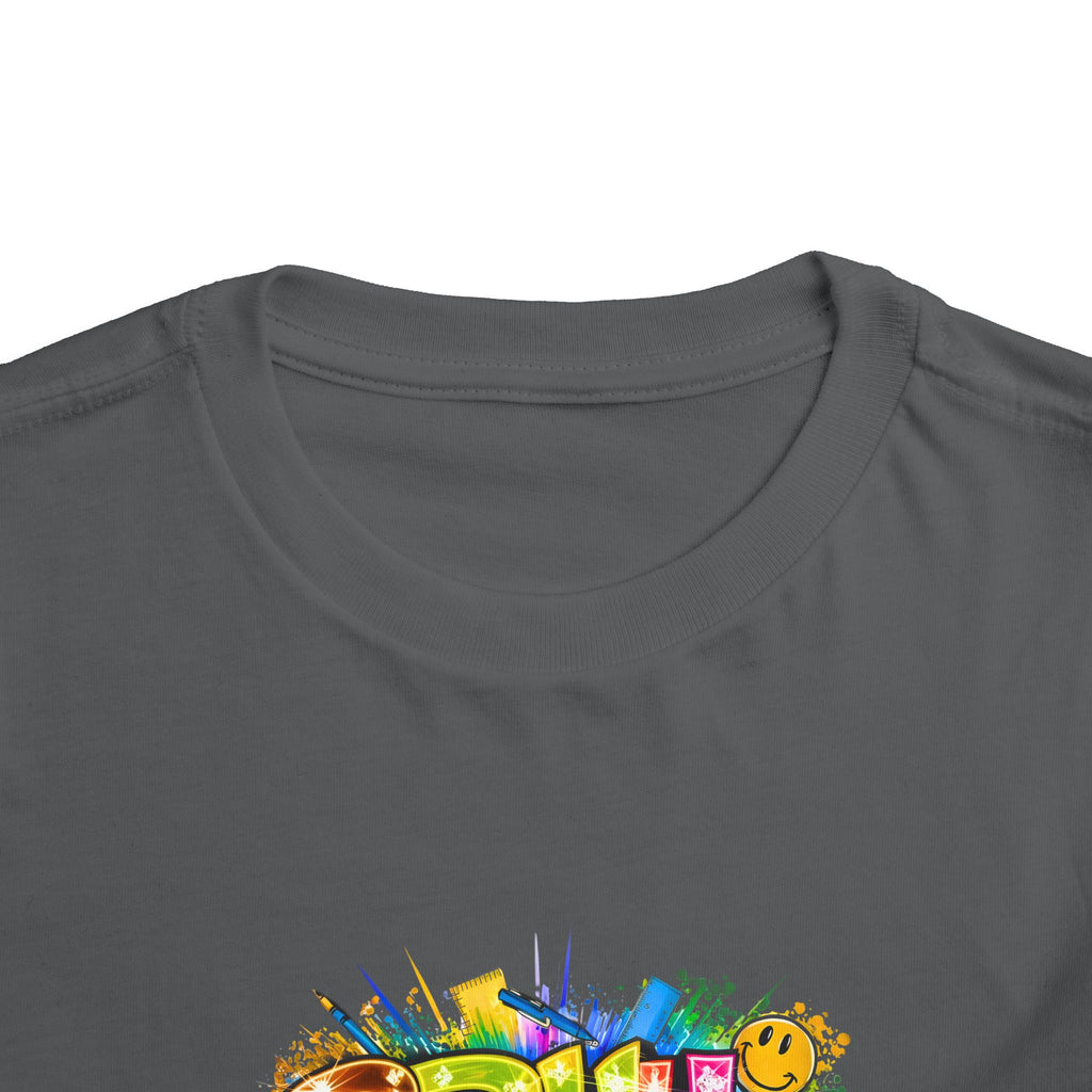 Toddler Tee — Colorful "Bruh We Are Back" Graphic Shirt