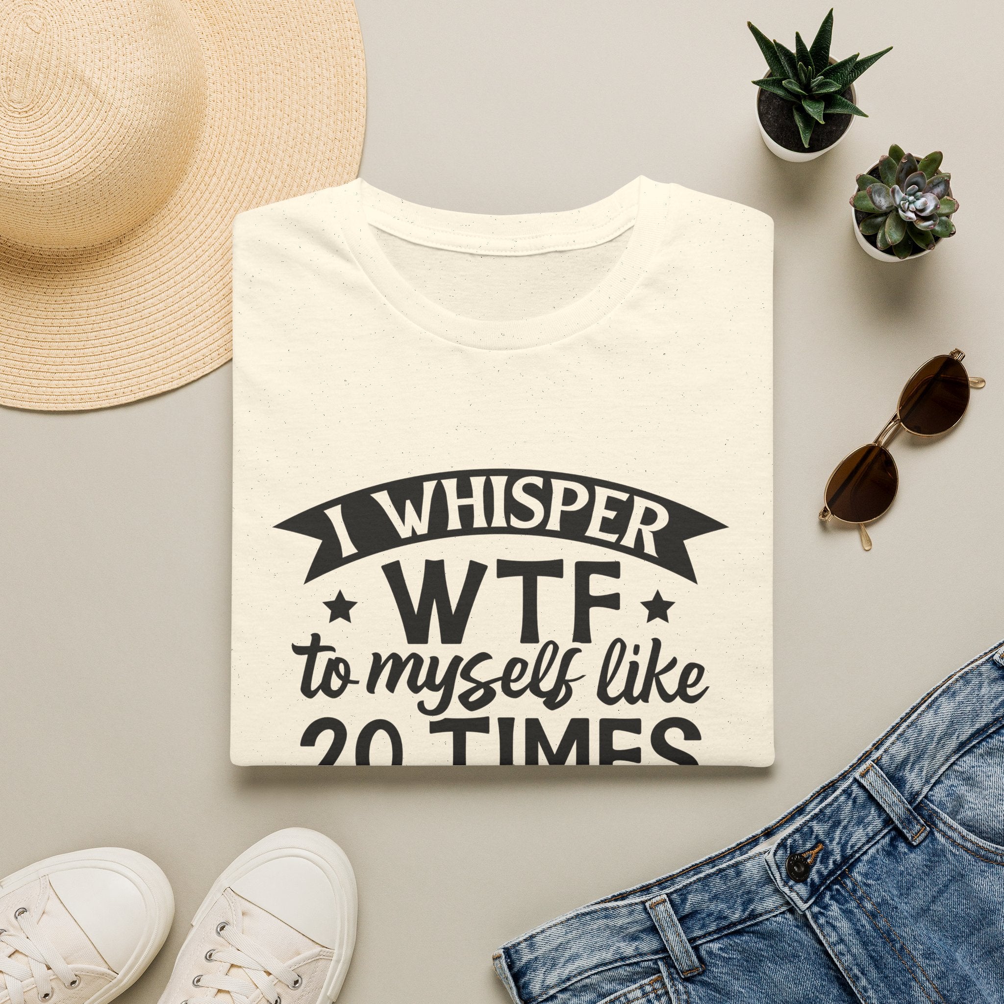 WTF To Myself T-Shirt — Funny Everyday Sarcastic Graphic Tee