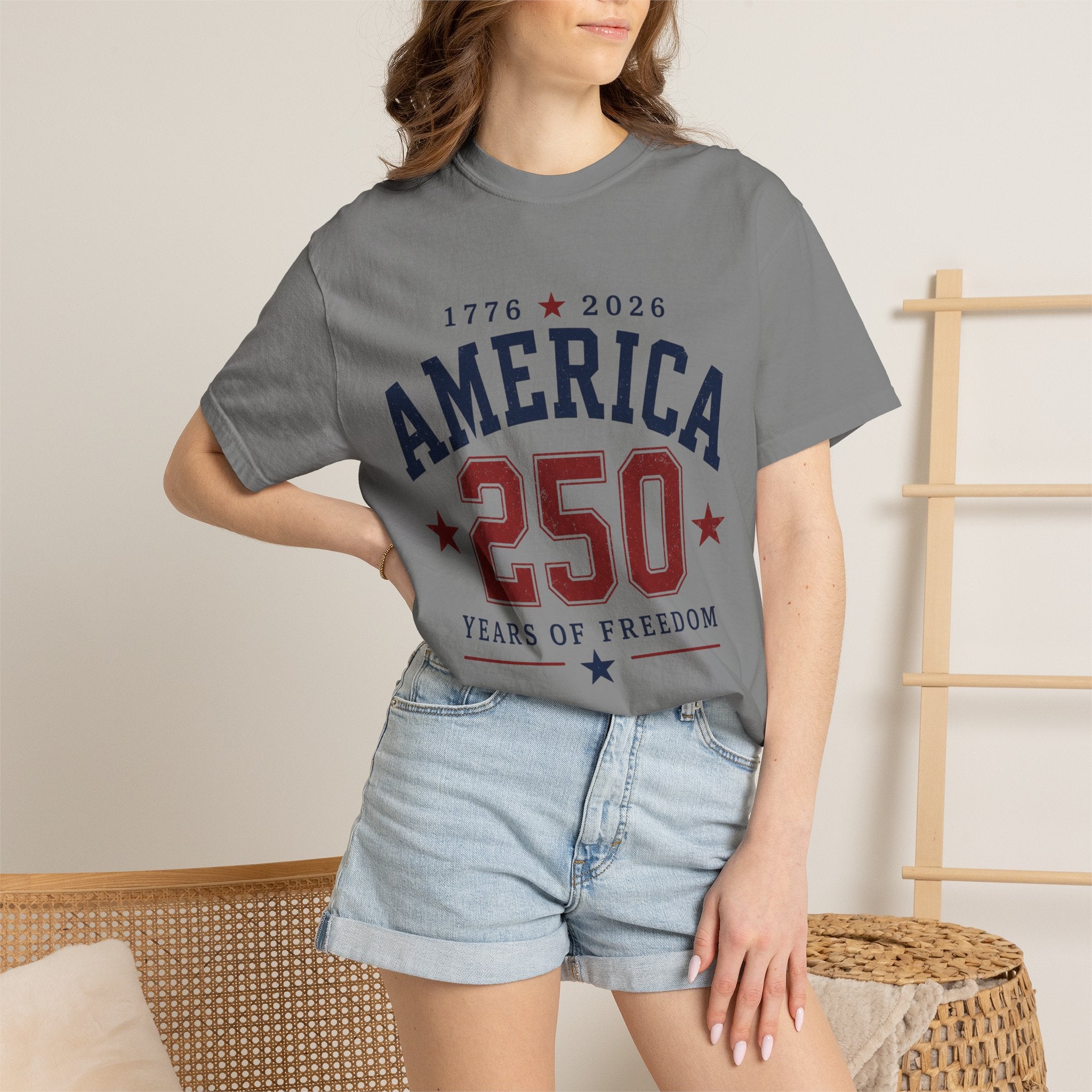 America 250 T-Shirt — 1776–2026 Years of Freedom Patriotic Tee