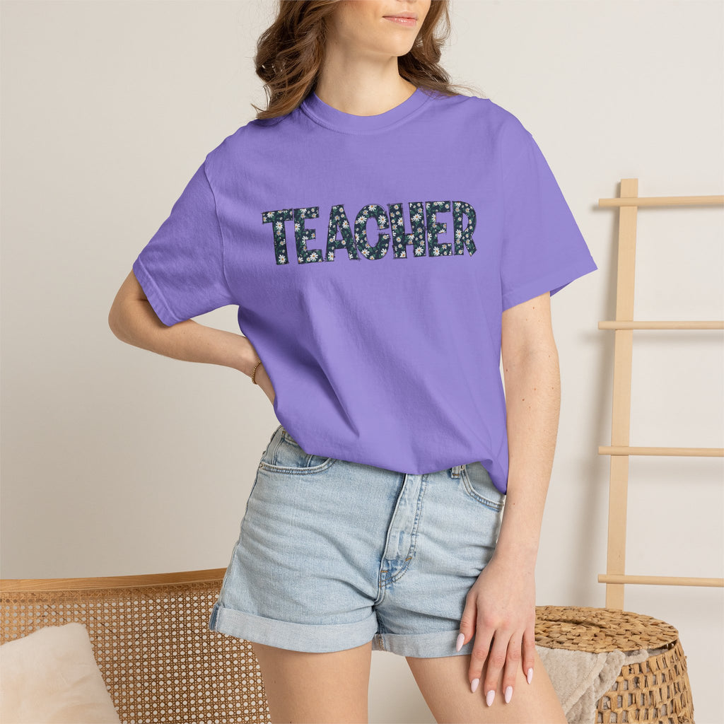 Teacher Camouflage Print T-Shirt