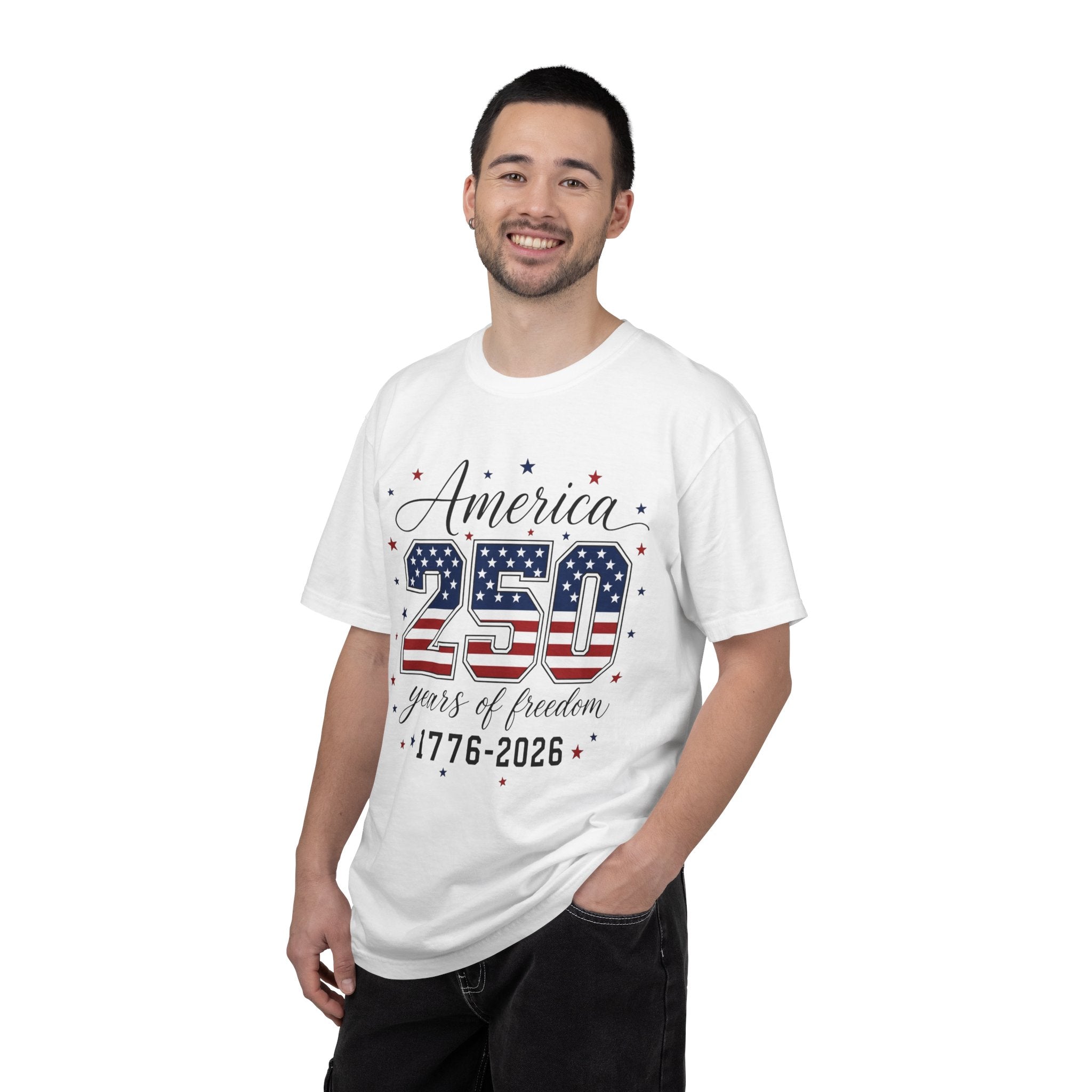 America 250 T-Shirt — 250 Years of Freedom 1776–2026 Patriotic Tee