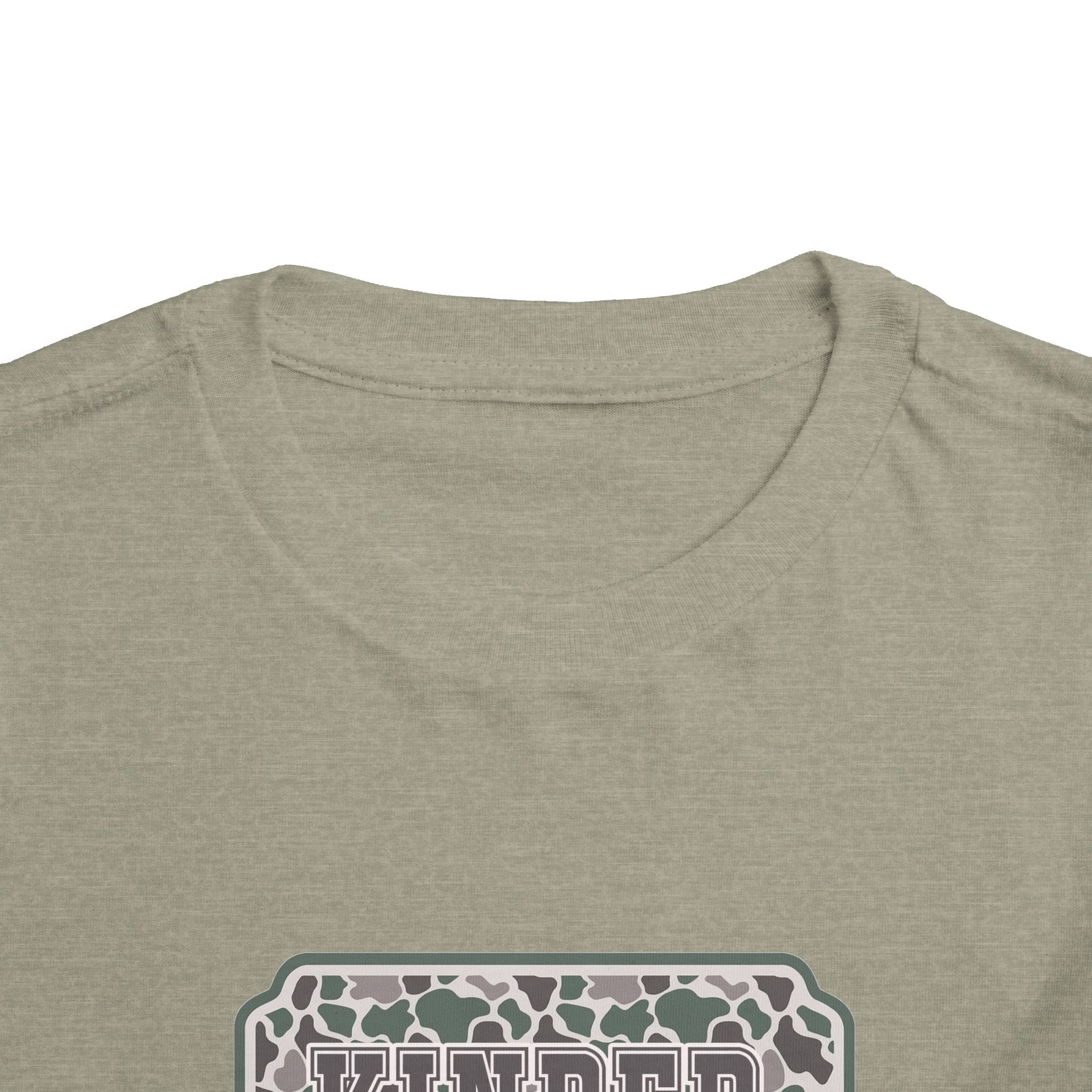 Kindergarten Toddler Tee — Floral Leopard Back to School Shirt