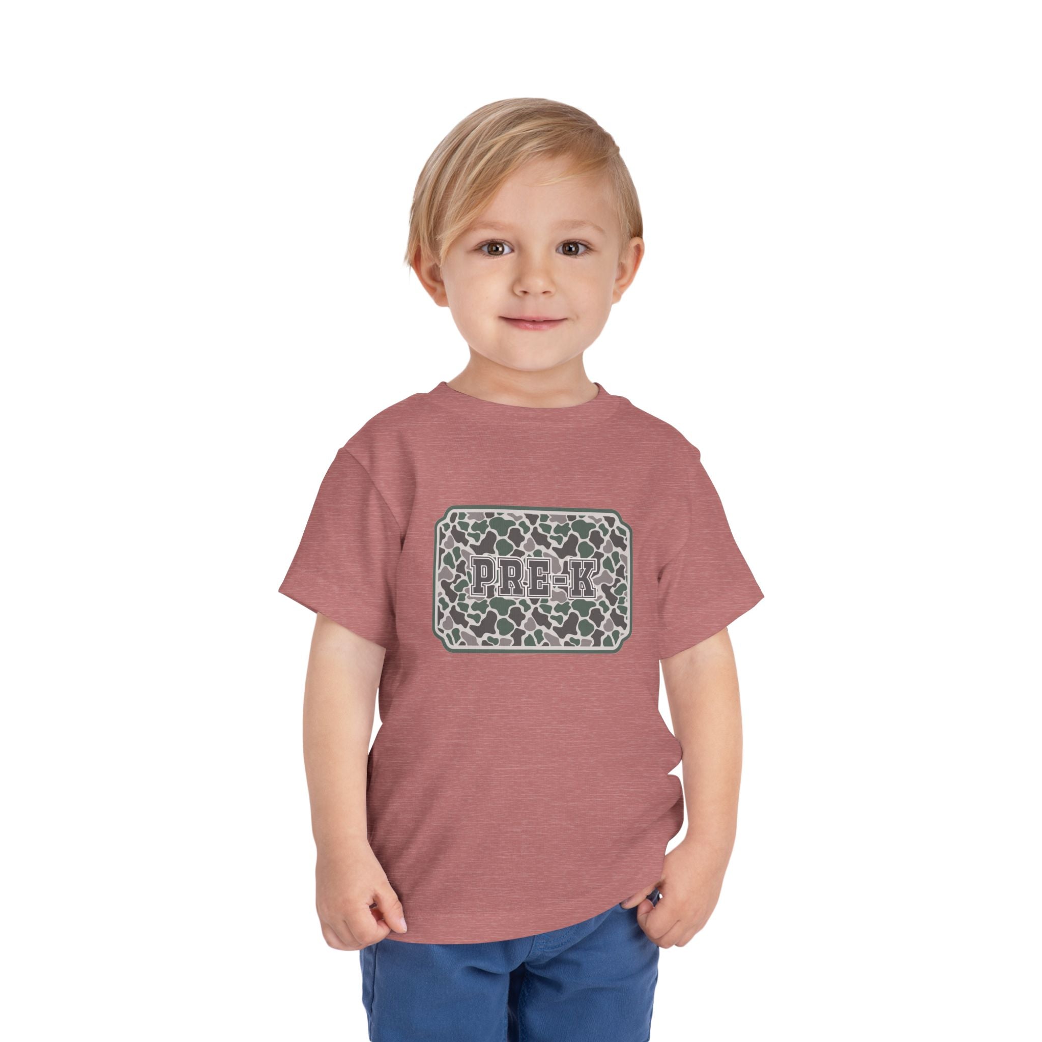Toddler Tee — Camouflage Name Plate "PRE-k"