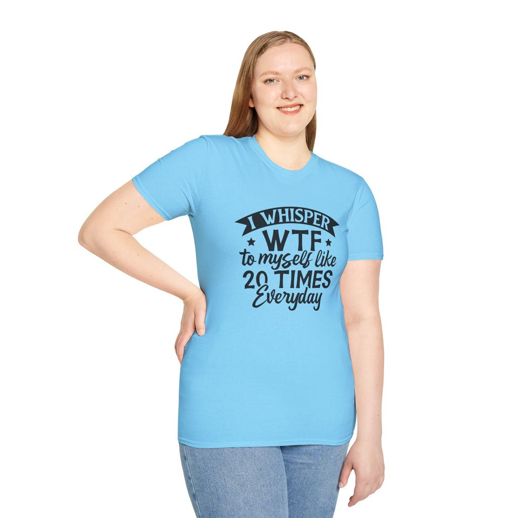 WTF To Myself T-Shirt — Funny Everyday Sarcastic Graphic Tee