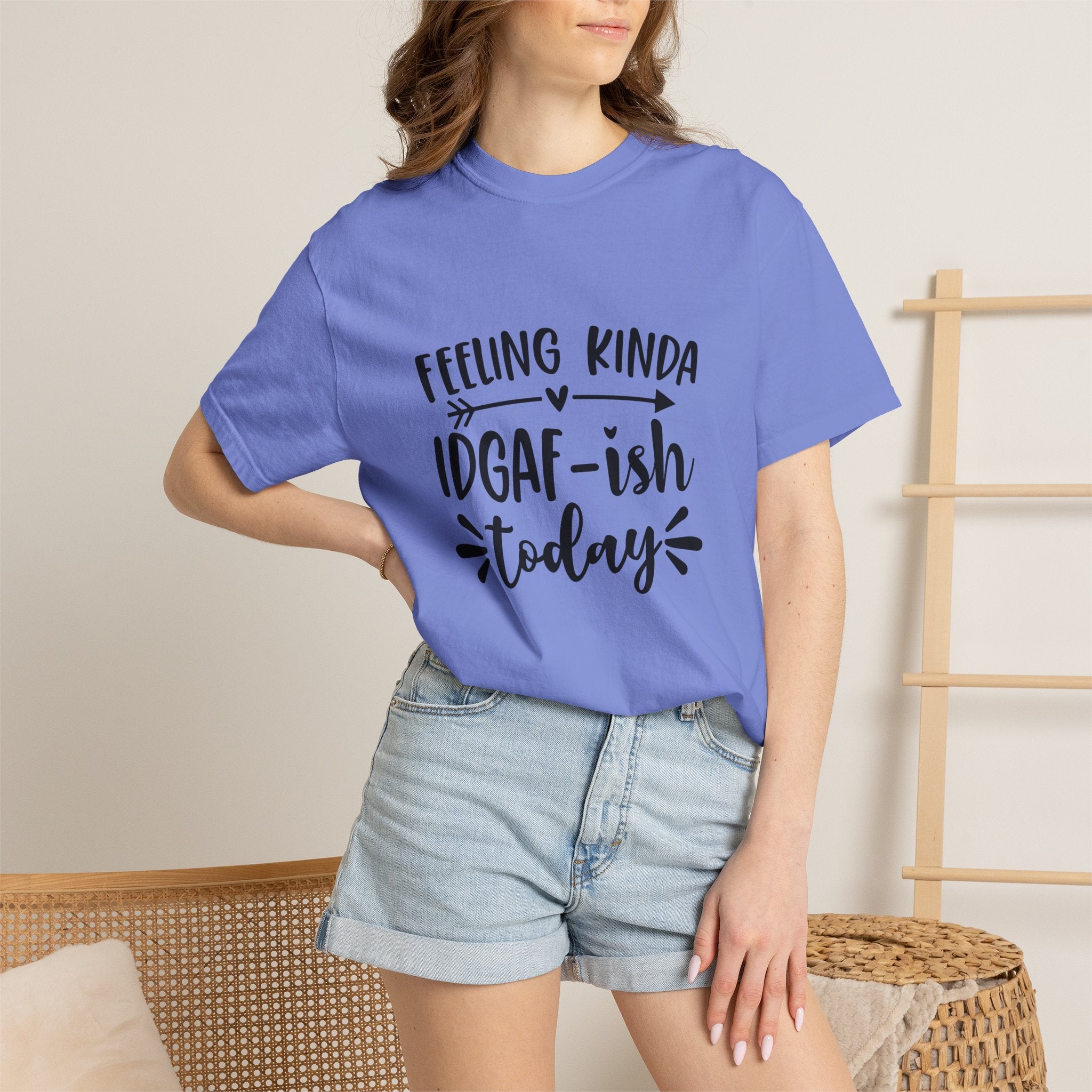 Graphic Tee — "Feeling Kinda IDGAF-ish Today" Casual Statement T-Shirt