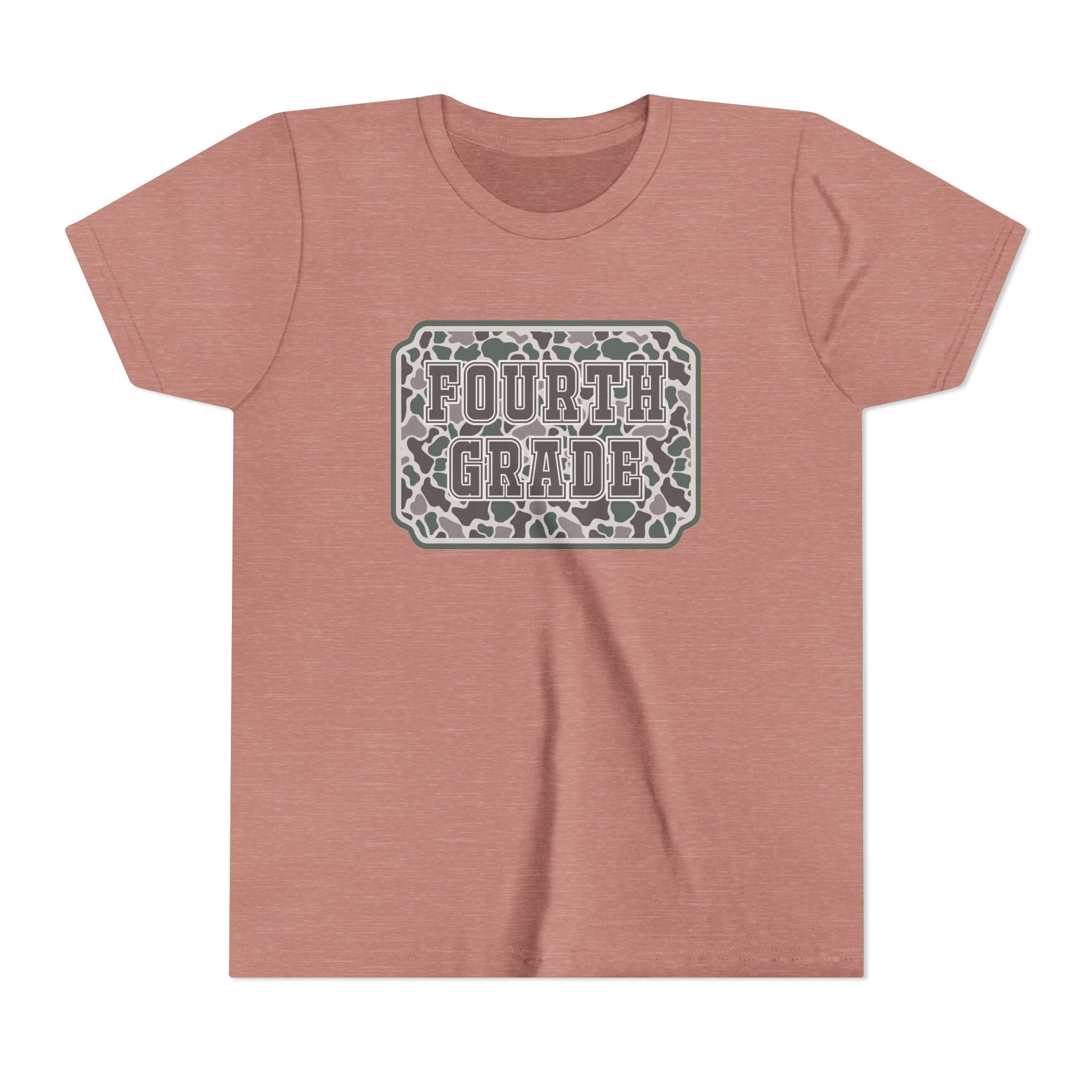 Fourth Grade Camouflage Youth Tee