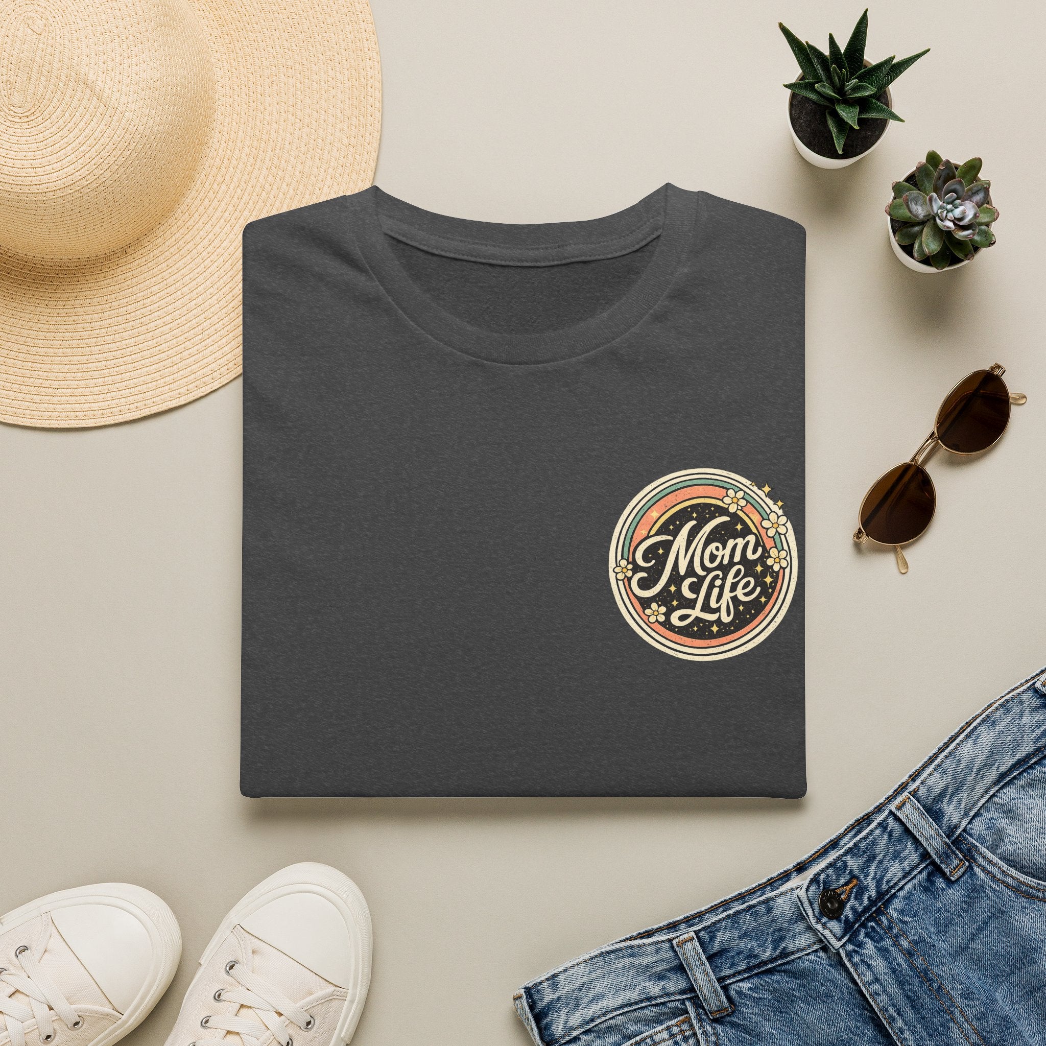 Mom Life T-Shirt — Retro Floral Mom Tee