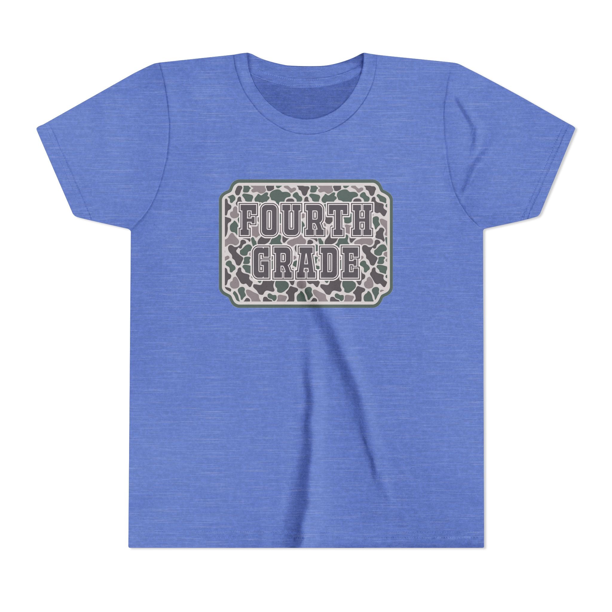 Fourth Grade Camouflage Youth Tee