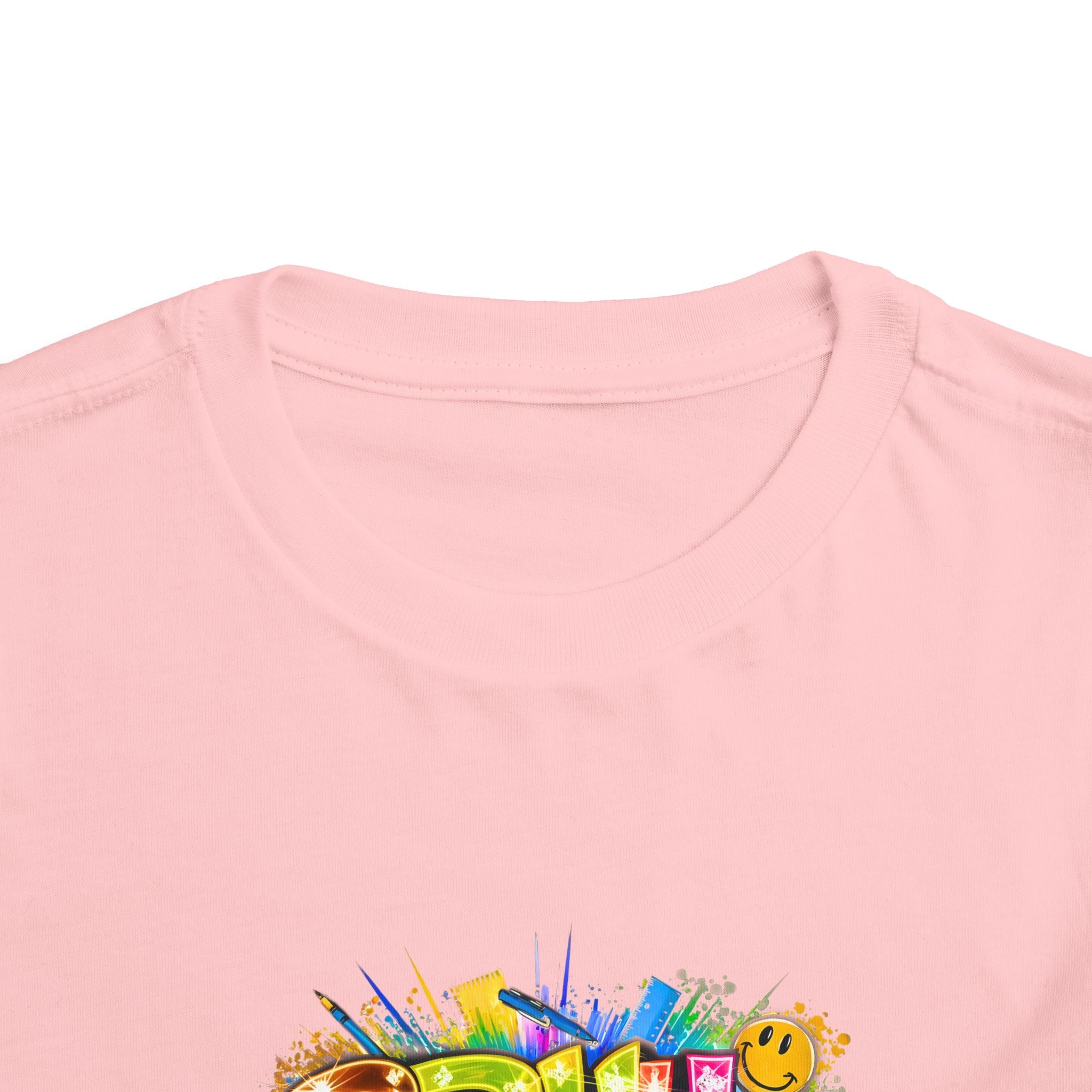 Toddler Tee — Colorful "Bruh We Are Back" Graphic Shirt