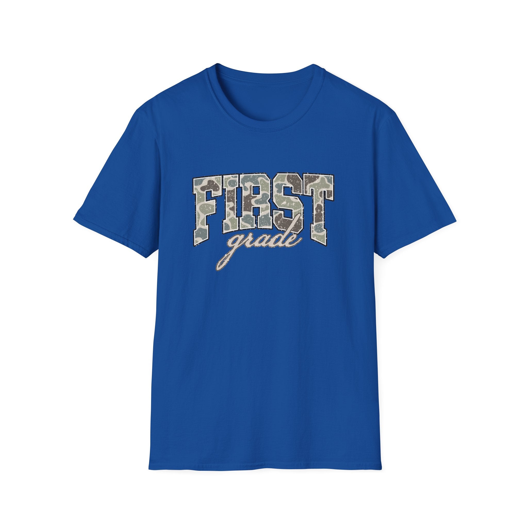 First Grade Camo Tee — 'FIRST grade' Back-to-School Kids T-Shirt