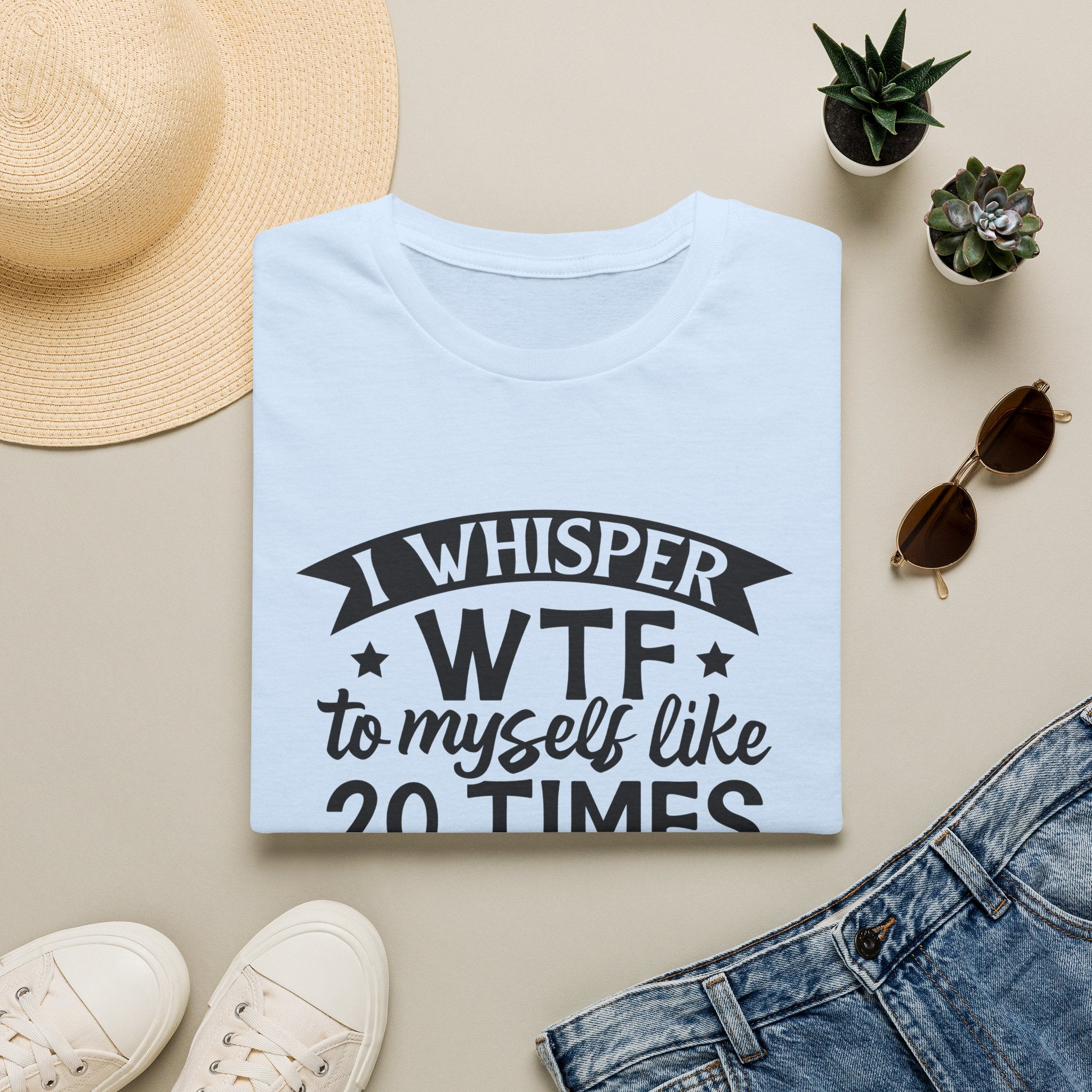 WTF To Myself T-Shirt — Funny Everyday Sarcastic Graphic Tee