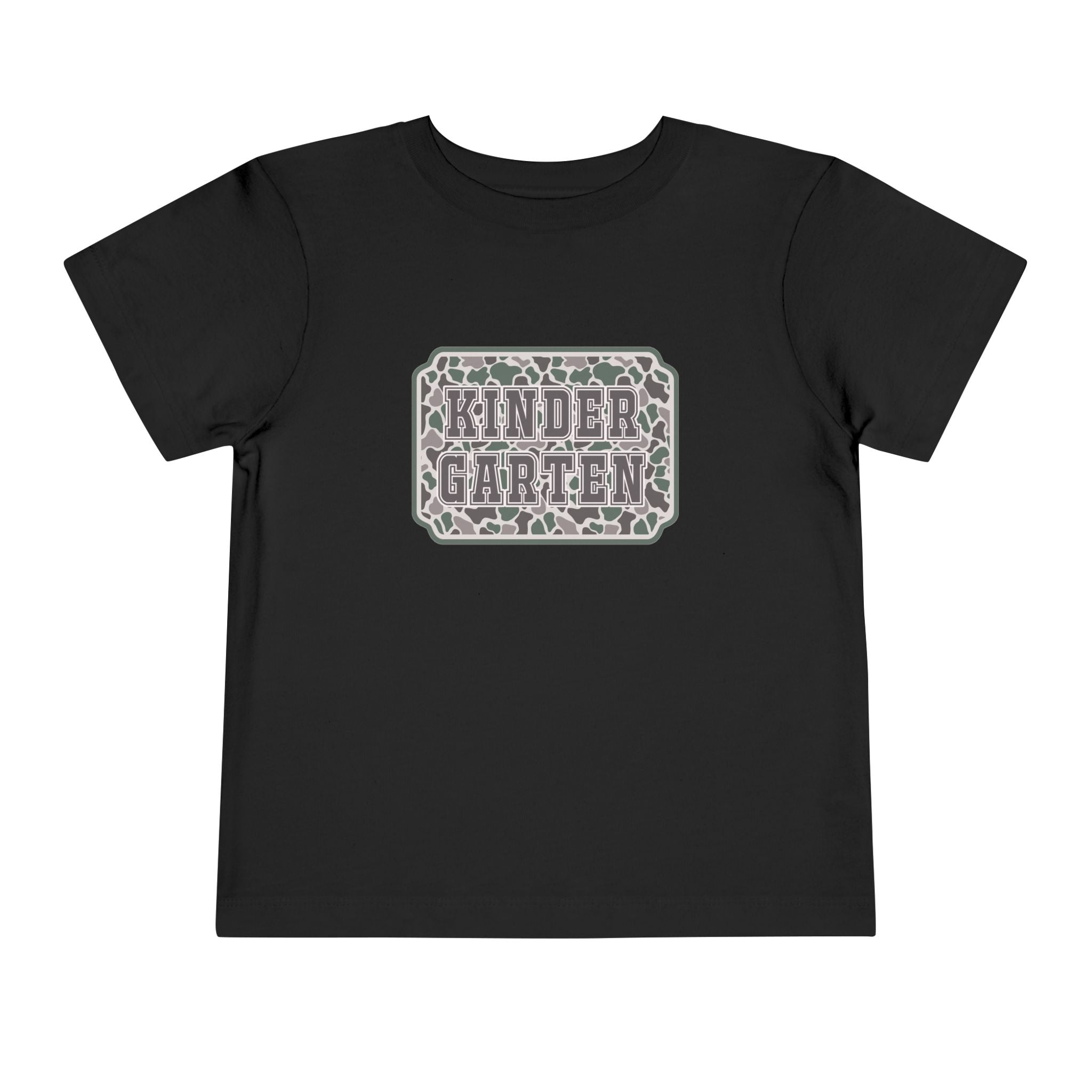 Kindergarten Toddler Tee — Floral Leopard Back to School Shirt