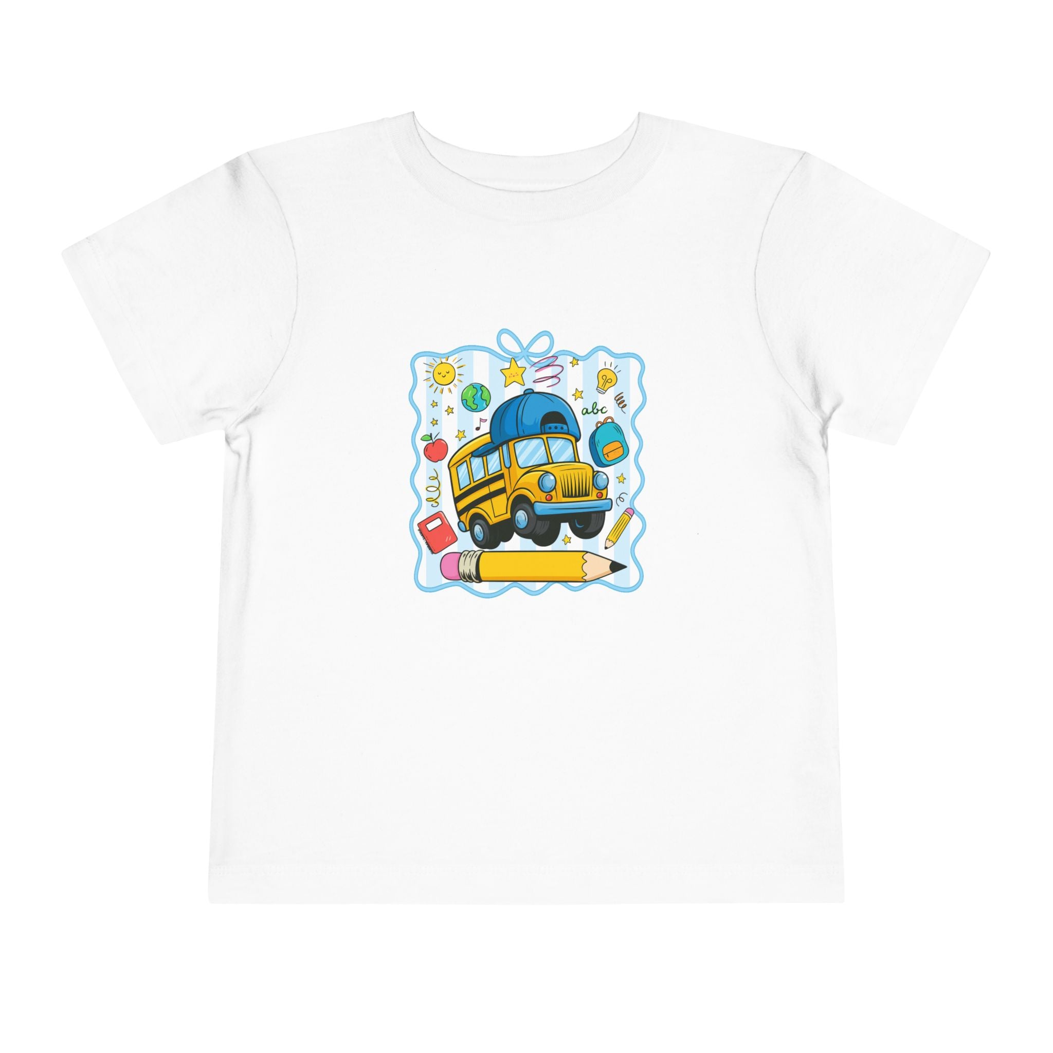 Toddler Tee — Cute School Bus Back to School Shirt for Kids