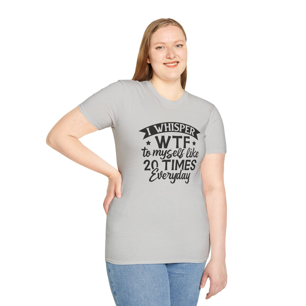 WTF To Myself T-Shirt — Funny Everyday Sarcastic Graphic Tee
