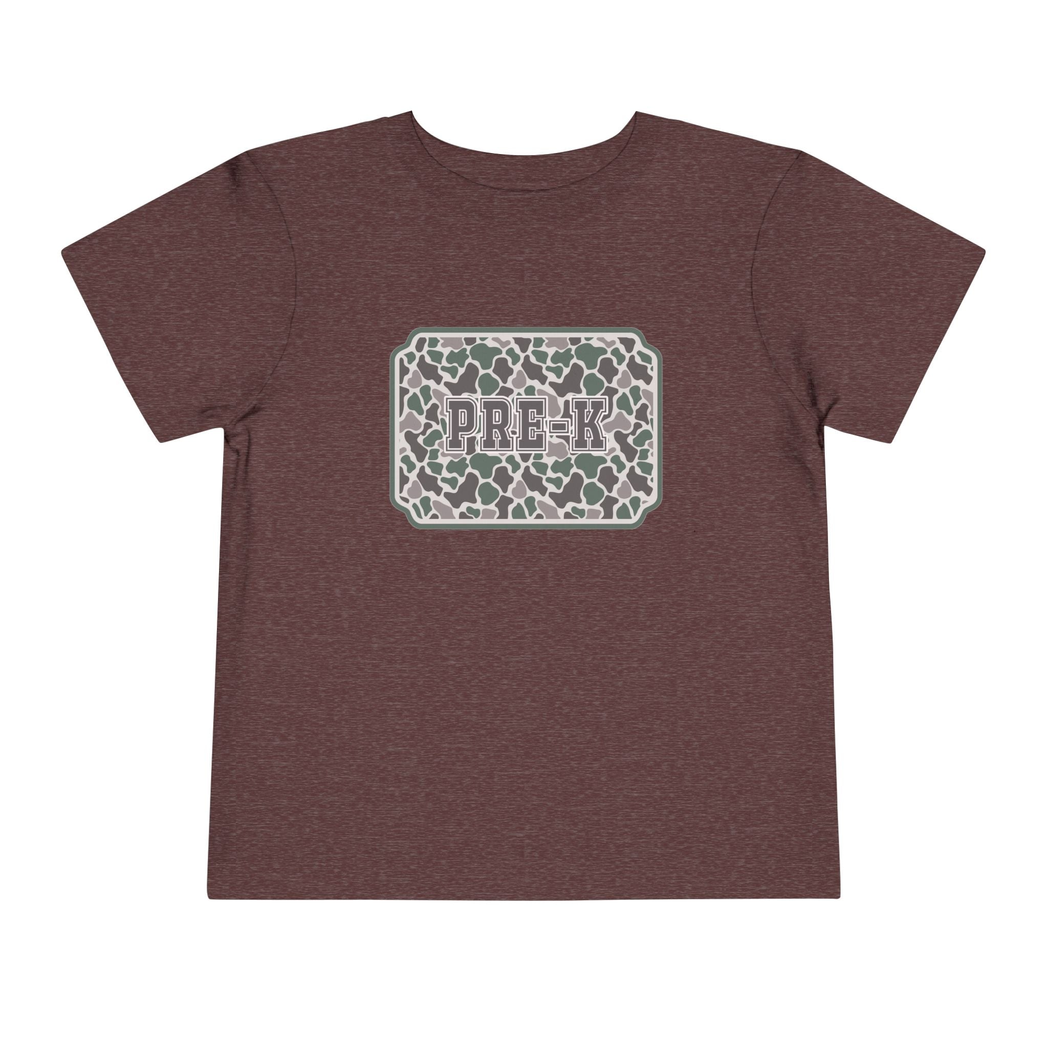 Toddler Tee — Camouflage Name Plate "PRE-k"