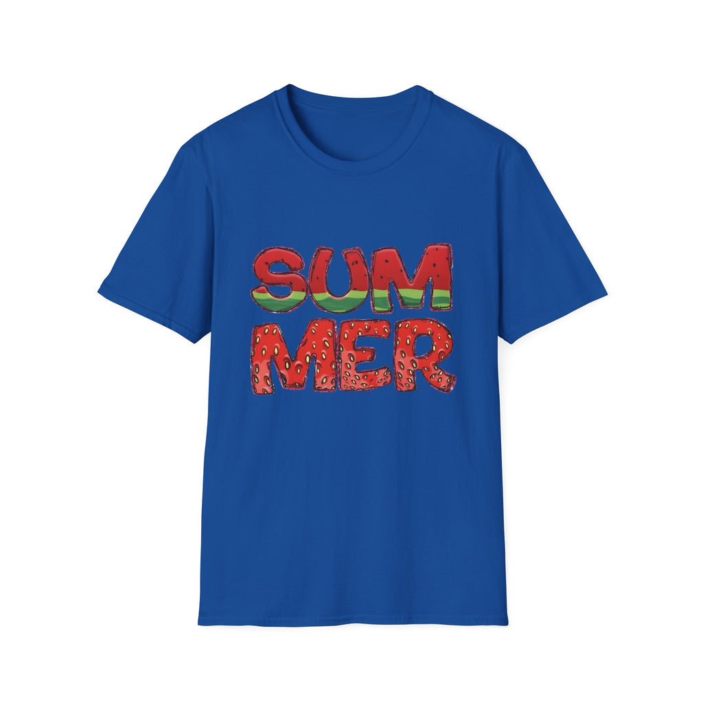 Summer Watermelon T-Shirt — Retro Fruity "SUMMER" Graphic Tee