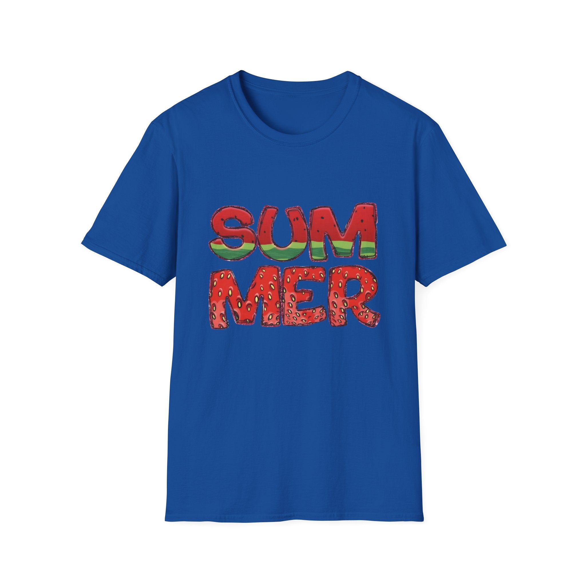 Summer Watermelon T-Shirt — Retro Fruity "SUMMER" Graphic Tee