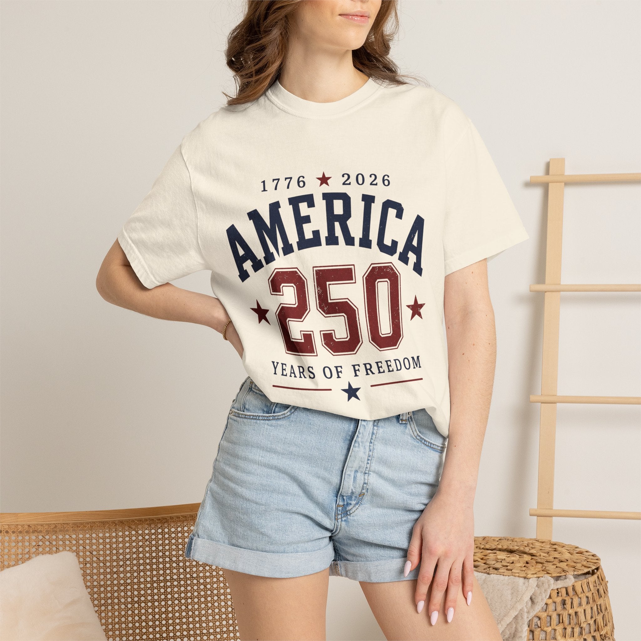 America 250 T-Shirt — 1776–2026 Years of Freedom Patriotic Tee