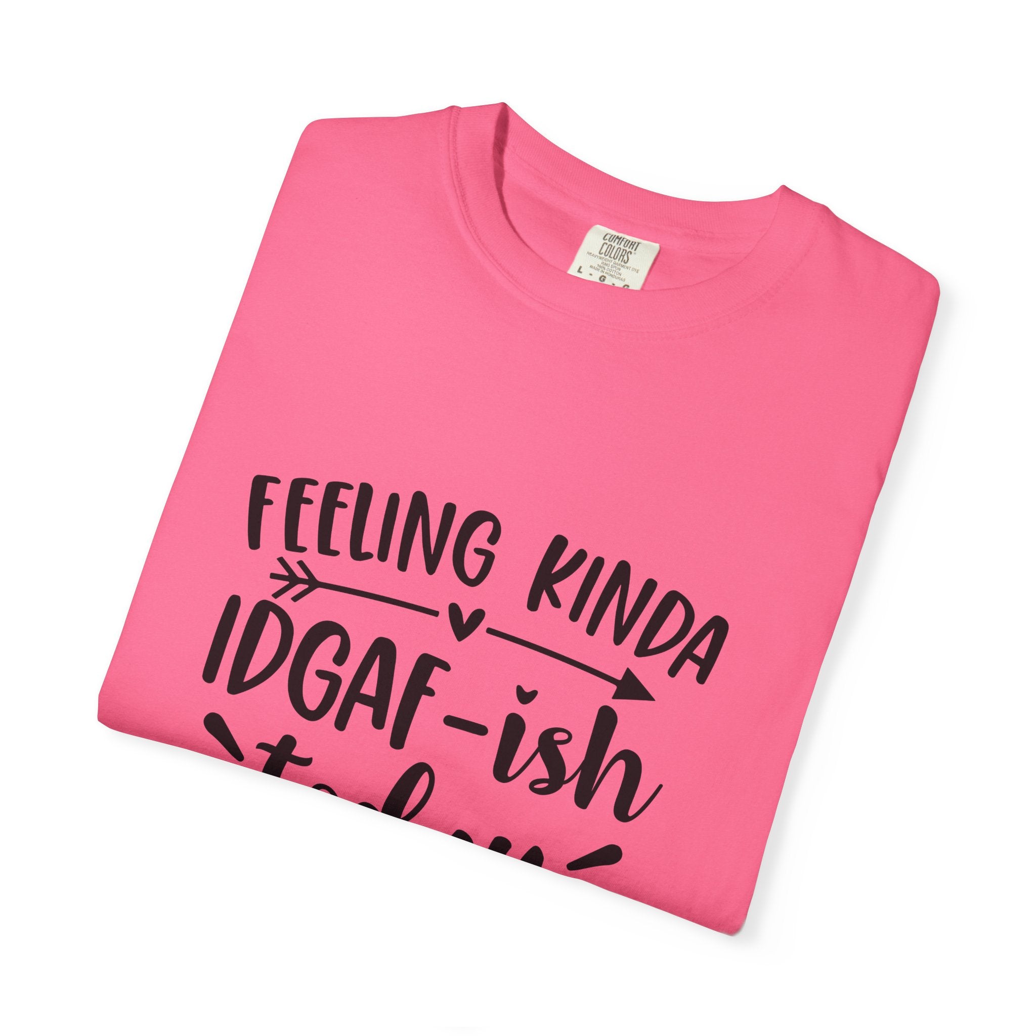 Graphic Tee — "Feeling Kinda IDGAF-ish Today" Casual Statement T-Shirt