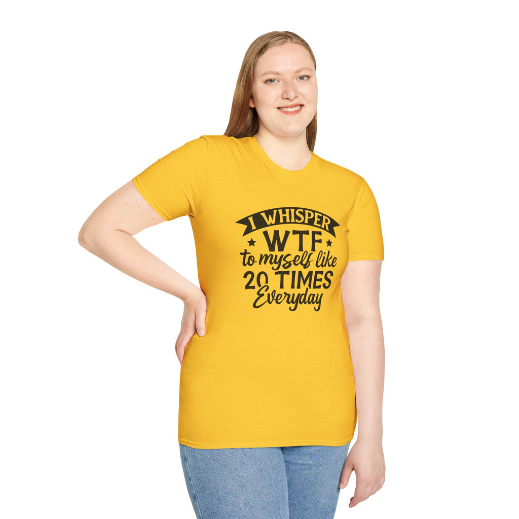 WTF To Myself T-Shirt — Funny Everyday Sarcastic Graphic Tee